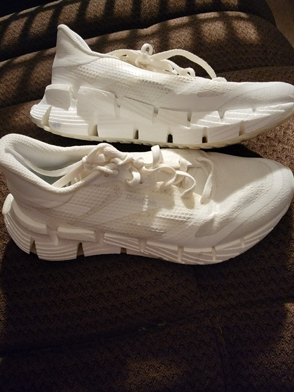 Reebok FLOATZIG Women's All-White Athletic Running Sneakers